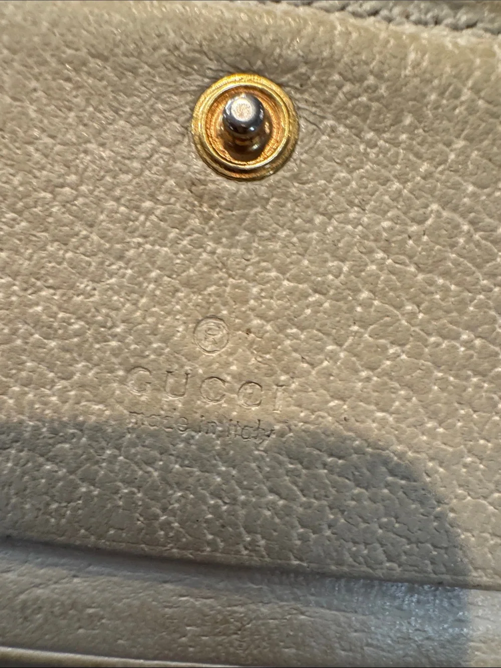 Authentic Gucci GG Canvas Wallet with Red and Blue Web and Gold Logo - Picture 9 of 14